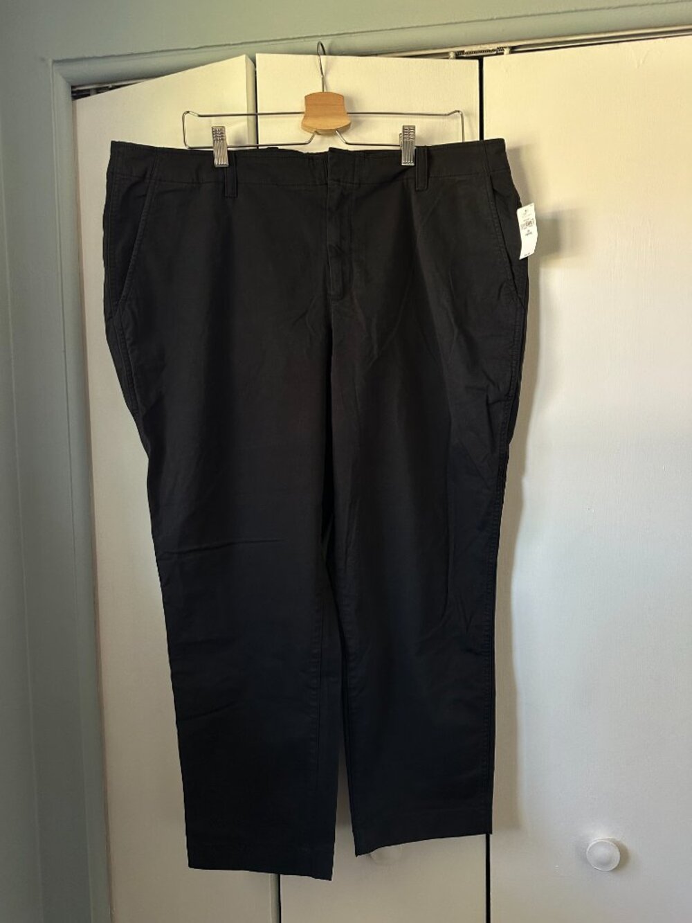 GAP Downtown Khaki Black Pants 20 Petite NWT